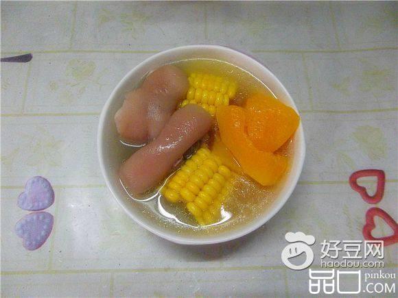 木瓜玉米猪蹄汤