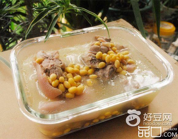 黄豆煲猪手汤