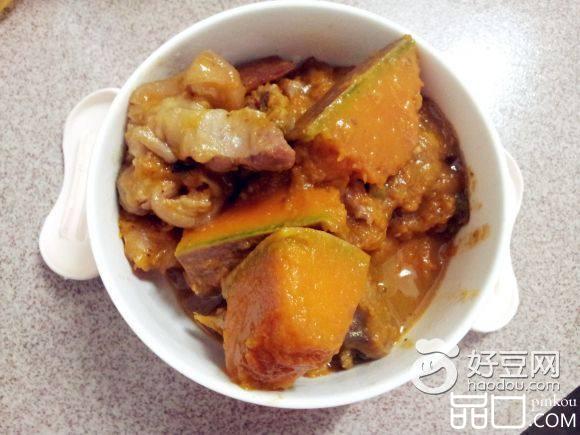 南瓜炒猪蹄