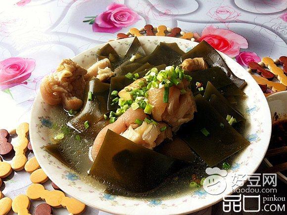 海带蹄花汤