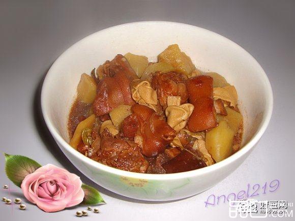 腐乳花生炖猪蹄【电压
