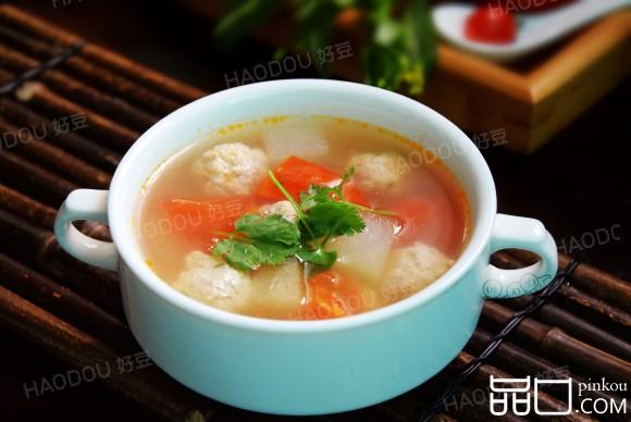 冬瓜番茄肉丸汤