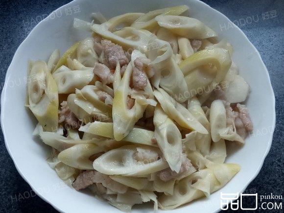 肉丝炒笋片