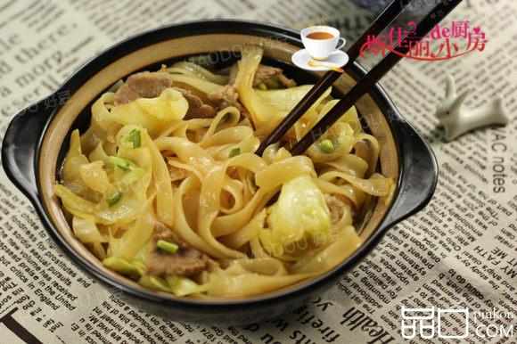 包菜粉丝煲