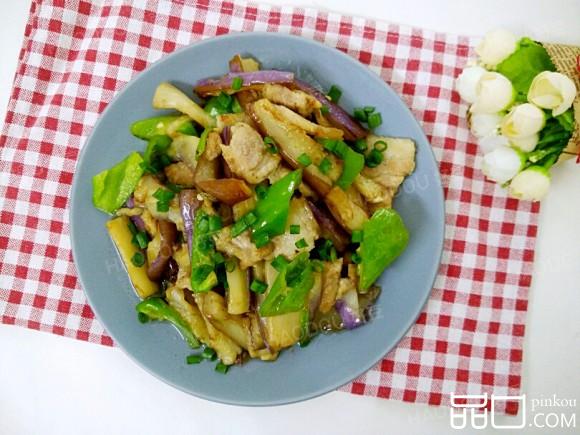 茄子肉片