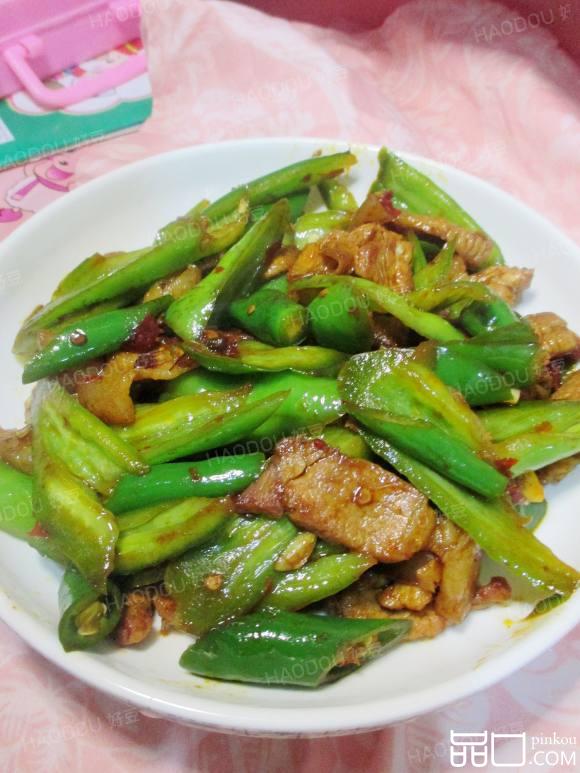 尖椒炒腩肉