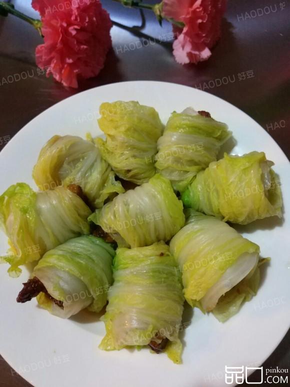 8娃娃菜卷烤肉