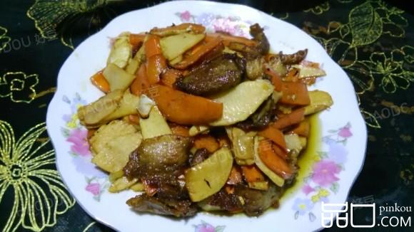 冬笋炒五花肉