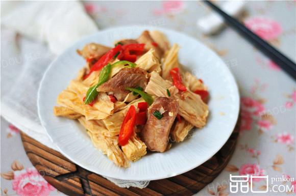 腐竹炒回锅肉