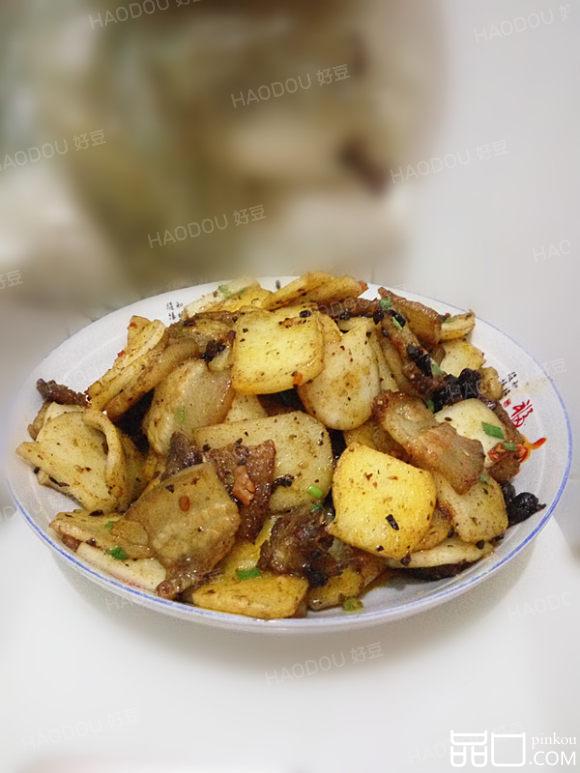 年糕肉片
