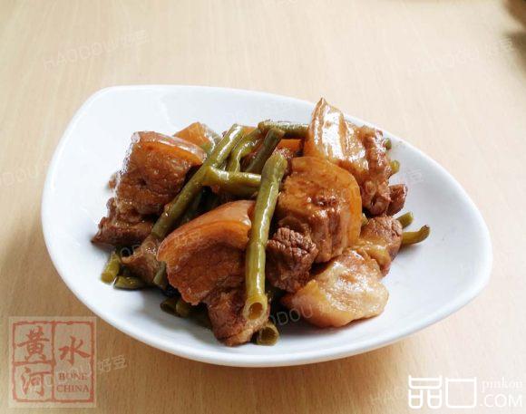 酸豆角焖五花肉