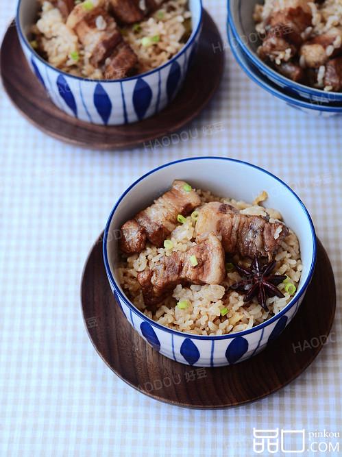 红烧肉焖饭