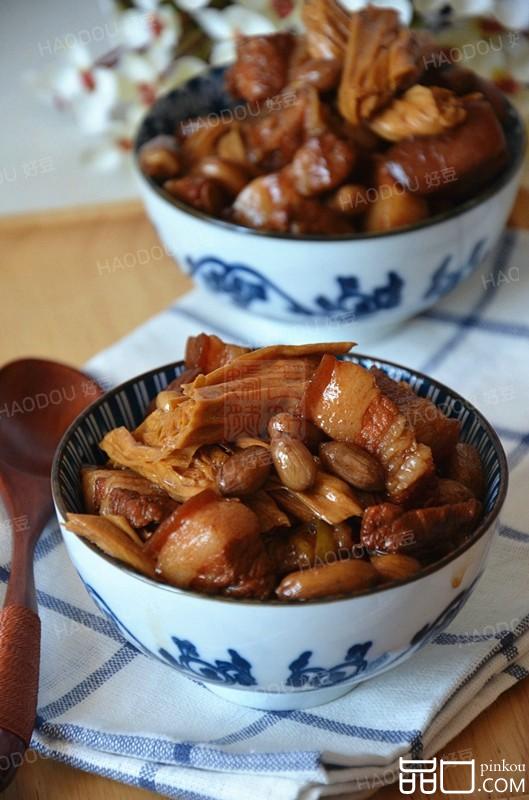 腐竹红烧肉