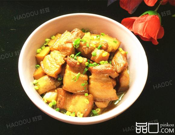 杏鲍菇烧五花肉