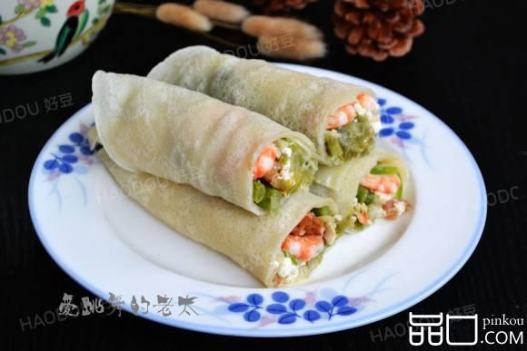 鲜虾面饼