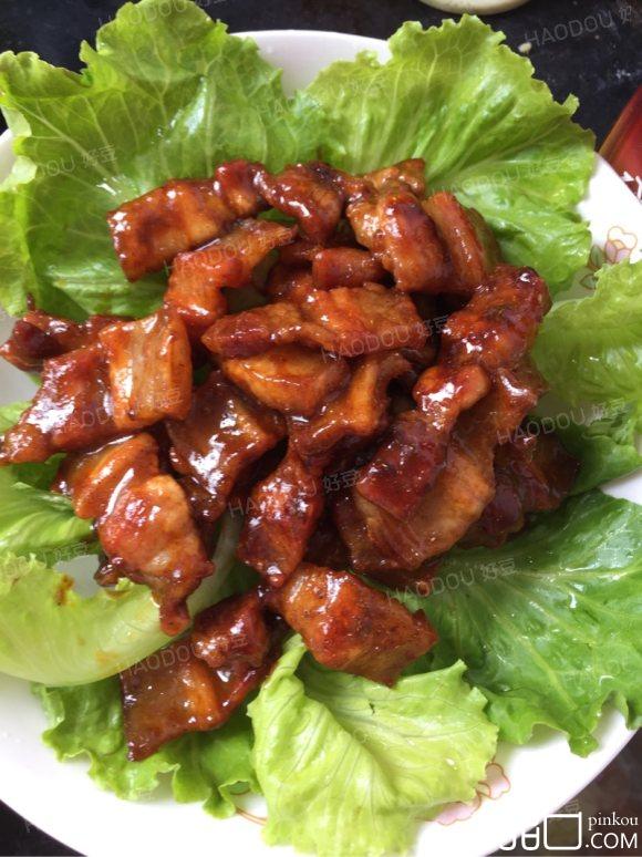煎五花肉