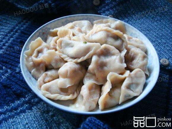 葱香腐竹猪肉饺
