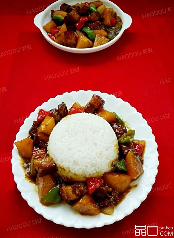 红烧肉烩饭#新鲜从这
