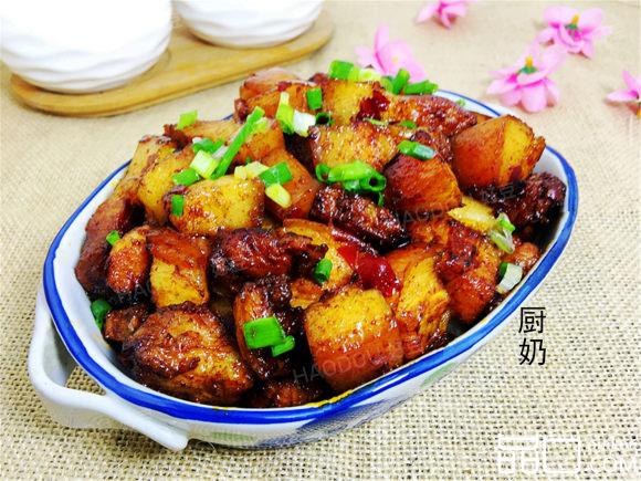 电饭煲酱香五花肉#不
