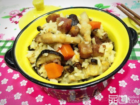 香菇腊肠焖饭