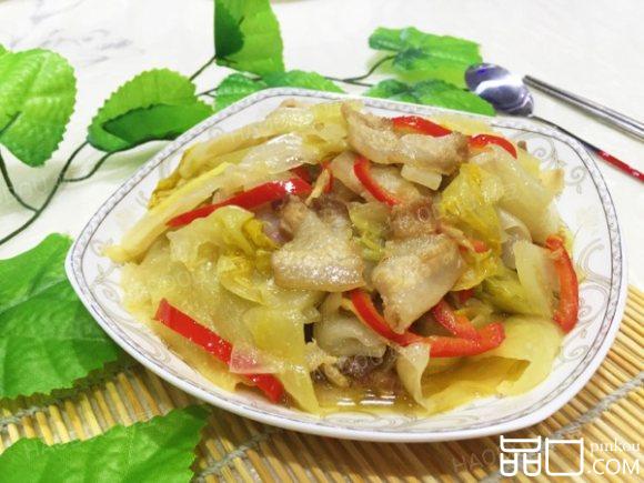 五花肉炒咸菜