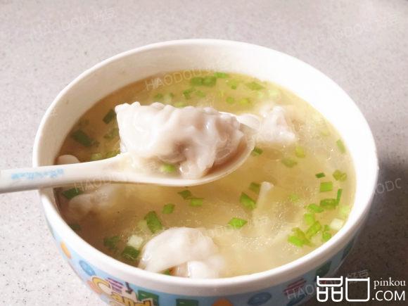 玉米香菇猪肉馄饨