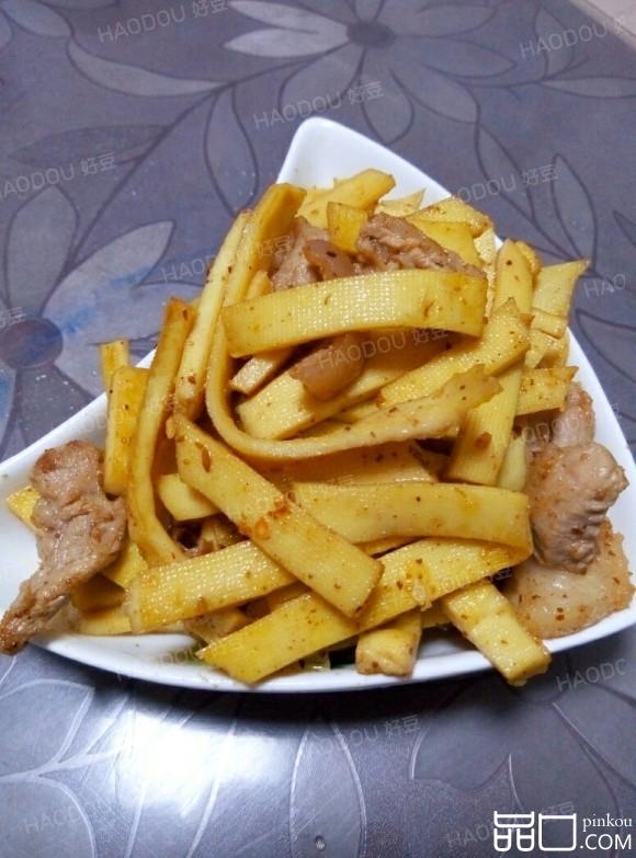 千张炒五花肉