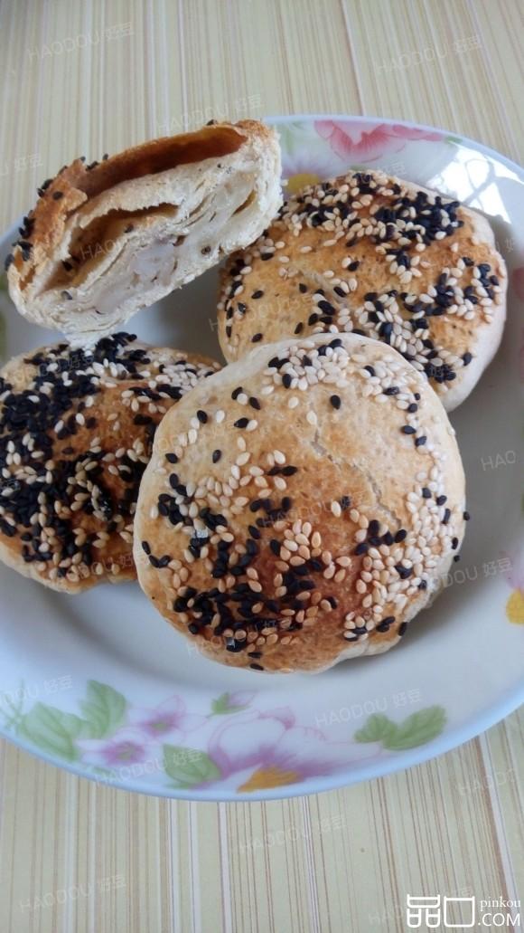 油酥咸肉烧饼