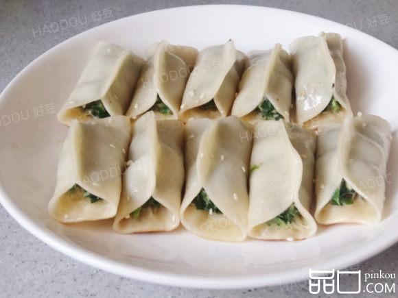 韭菜鲜肉锅贴