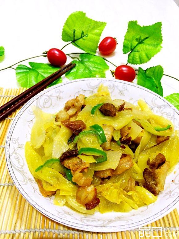 咸菜炒五花肉