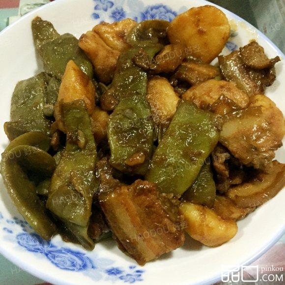 冻豆角炖土豆