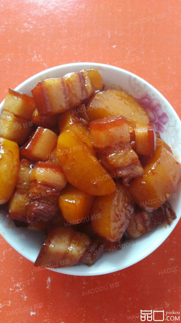 红烧肉炖白萝卜