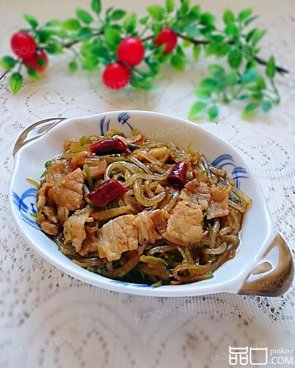 五花肉萝卜丝炖粉条