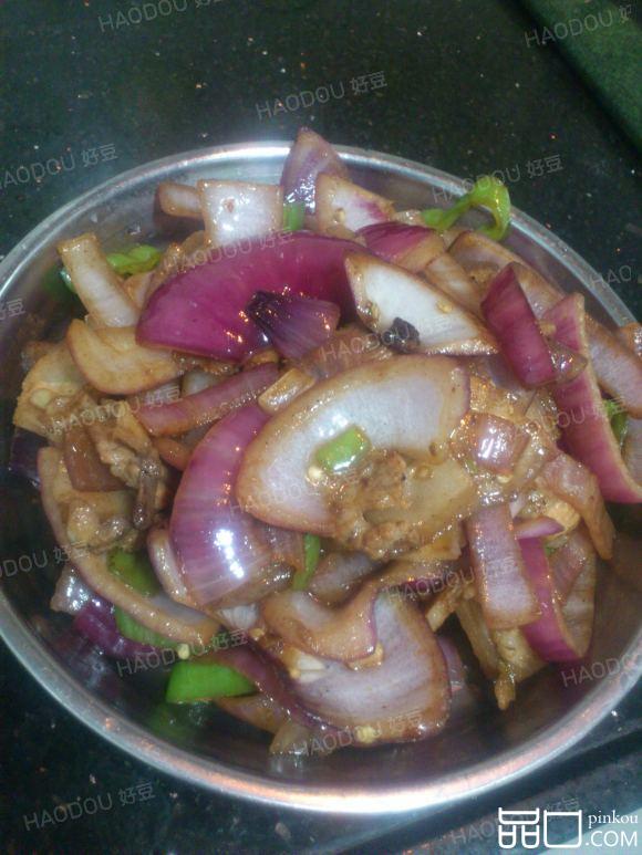洋葱青椒炒肉片