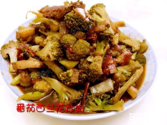 番茄西兰花炒肉