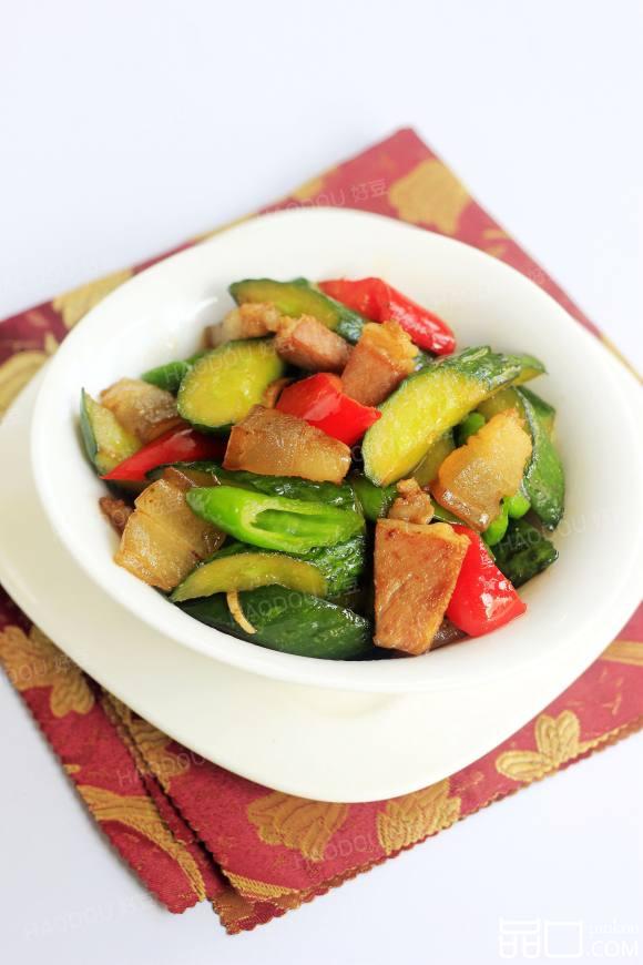 咸肉焖黄瓜
