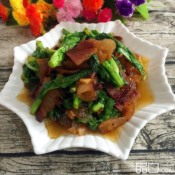 菜苔炒腊肉