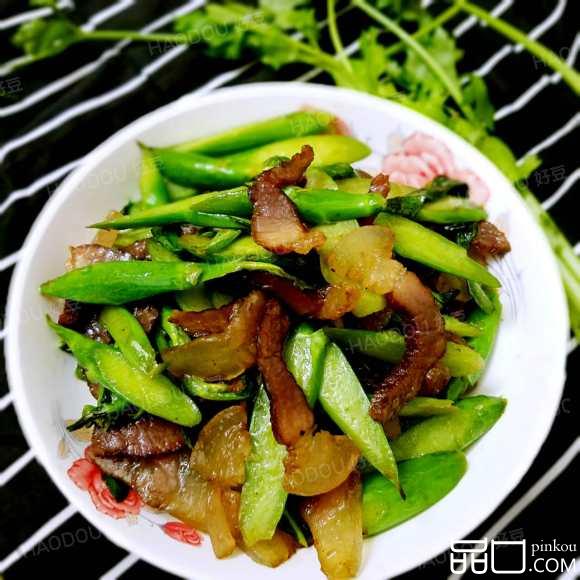 芥兰炒腊肉