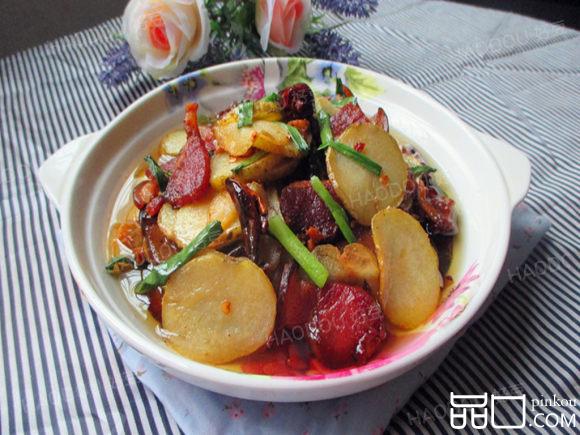 土豆炒腊肉#新鲜从这
