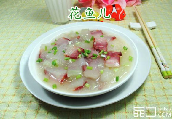 腊肉烩冬瓜