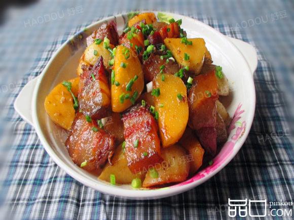 腊肉烧土豆#新鲜从这