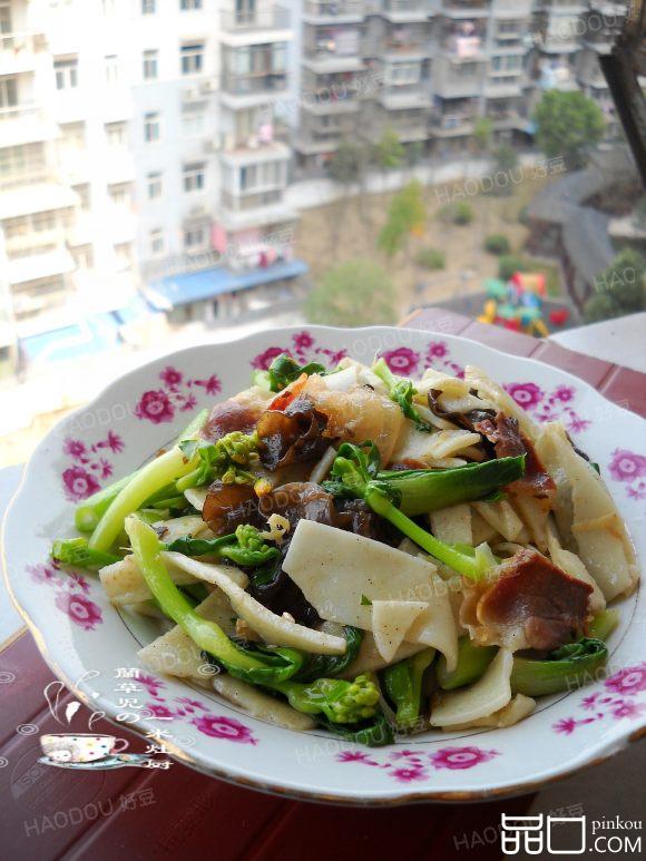 腊肉炒豆丝
