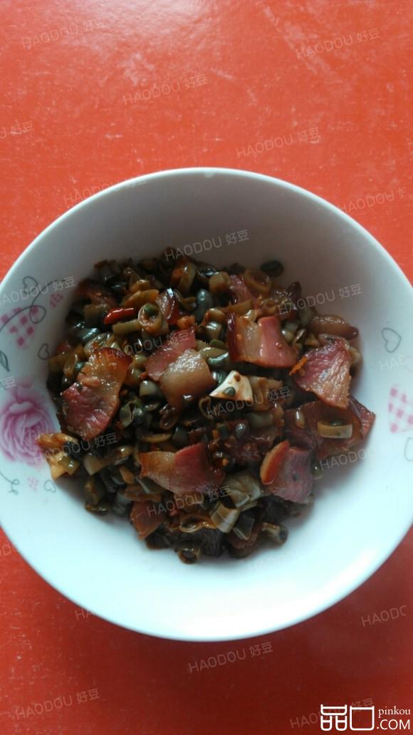 腊肉炒酸四季豆