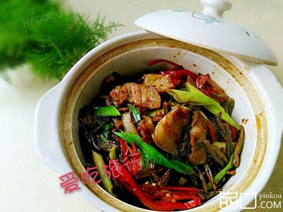 干豆角炒腊肉