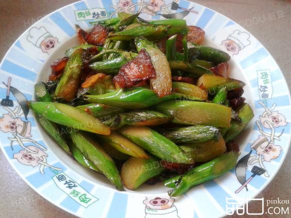 芥蓝炒腊肉