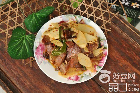 香辣淮山炒腊肉