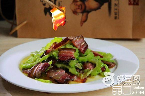 腊五花炒苦瓜