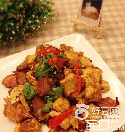 腊肉锅塌豆腐