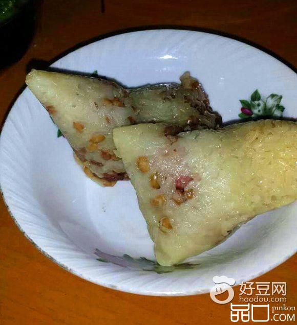 腊肉花生粽子