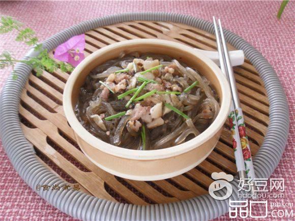腊肉蒜蓉豉香粉条
